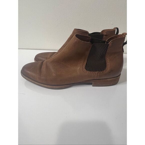 Kork-Ease Brown Leather Ankle Boots Sz 9M - Picture 1 of 8